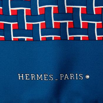 HERMÈS, a silk scarf, "Poneys Championnat D'Europe le Touquet 1978".