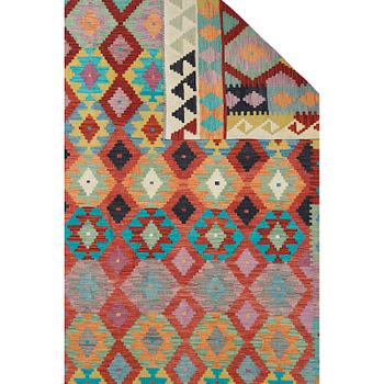 A kilim carpet 300 x 198 cm.