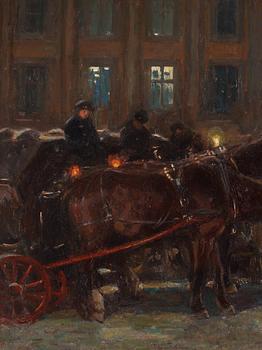Wilhelm Smith, Collection of carriages at the Prince's Palace, Stockholm.