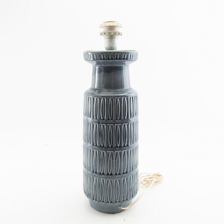 Table lamp Scheurich Germany mid-20th century glazed stoneware.