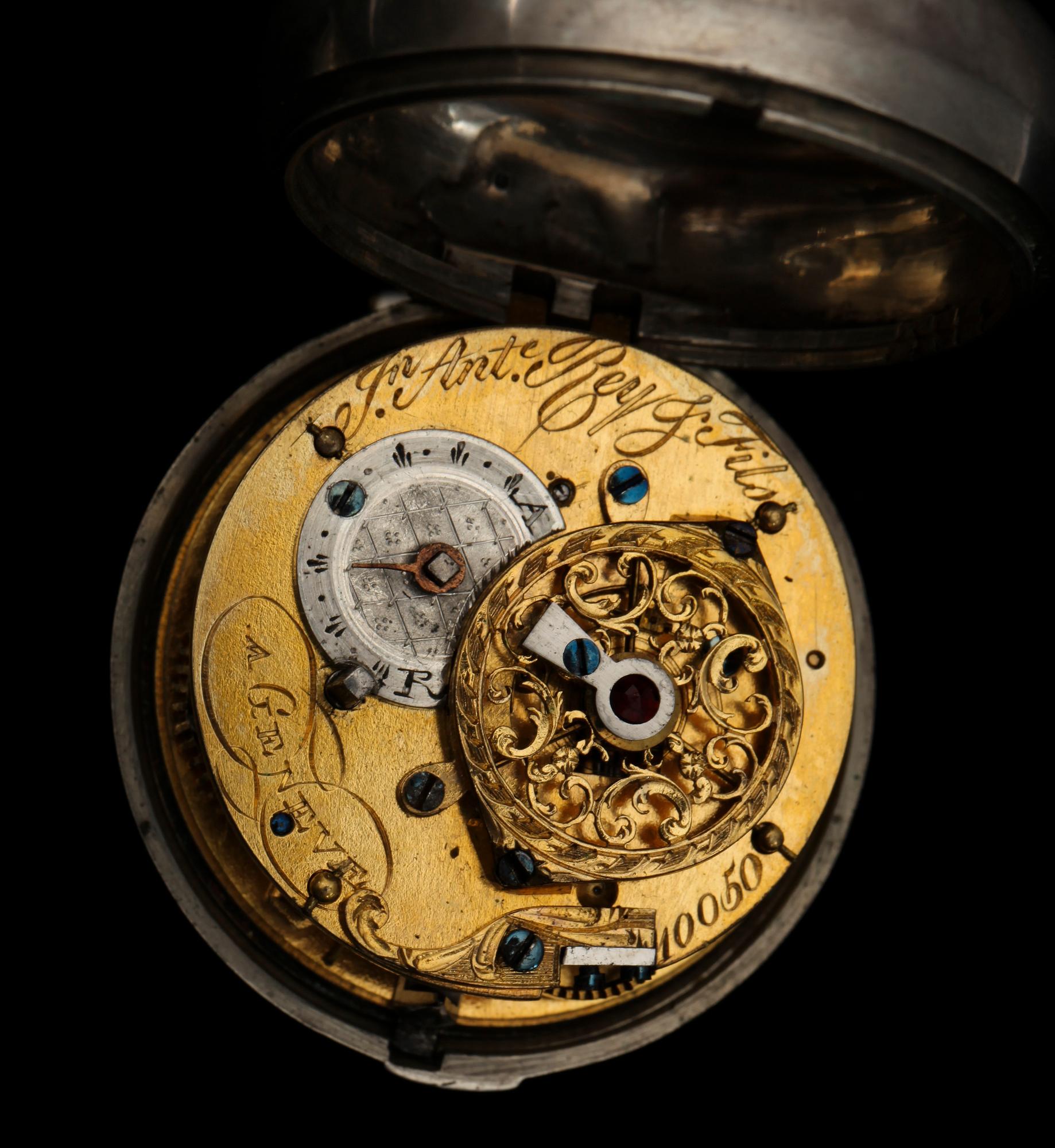 HERRFICKUR, silver. Spindelgång. Gèneve.