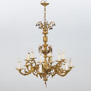 TAKLAMPA Louis XV-stil 1900-talets början.