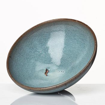 A lavender blue glazed bowl, Junyao, Yuan dynasty.