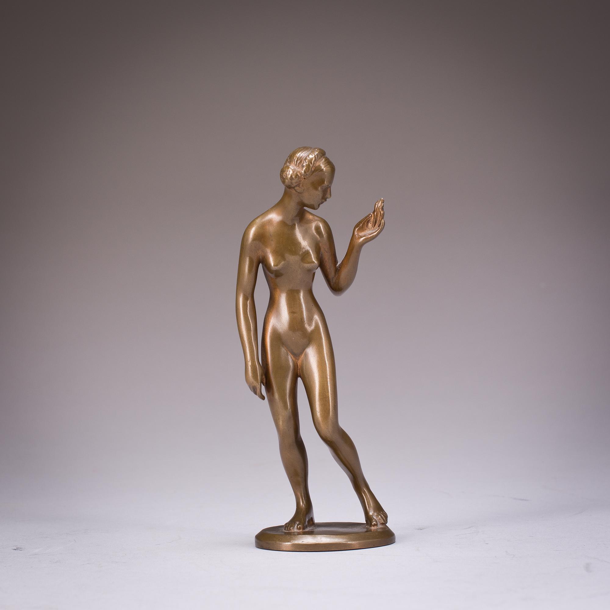 TORE STRINDBERG, skulptur, brons, signerad och daterad -19.