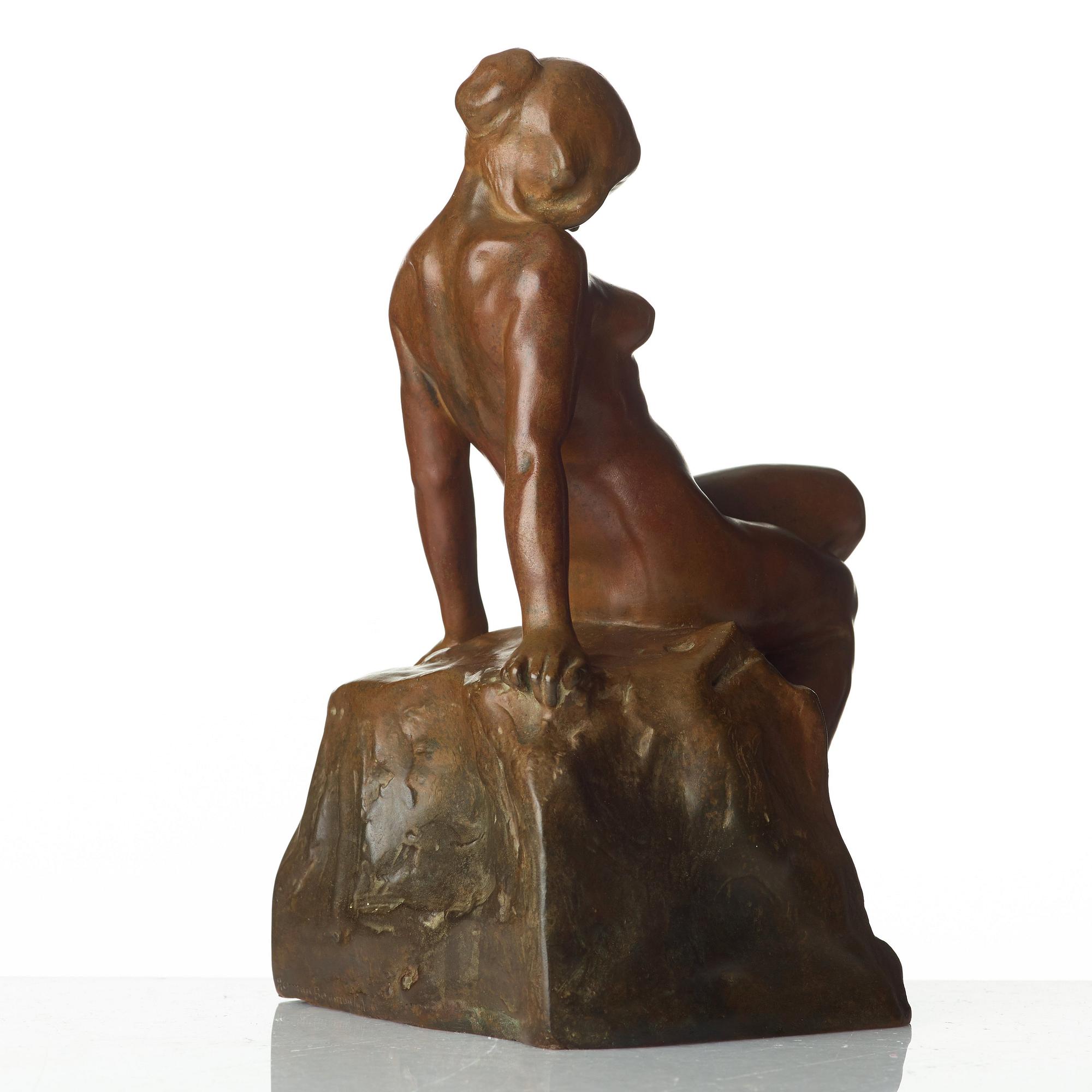 Carl Eldh, "Sittande flicka".