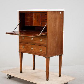 SEKRETÄR, sengustaviansk, omkr år 1800.