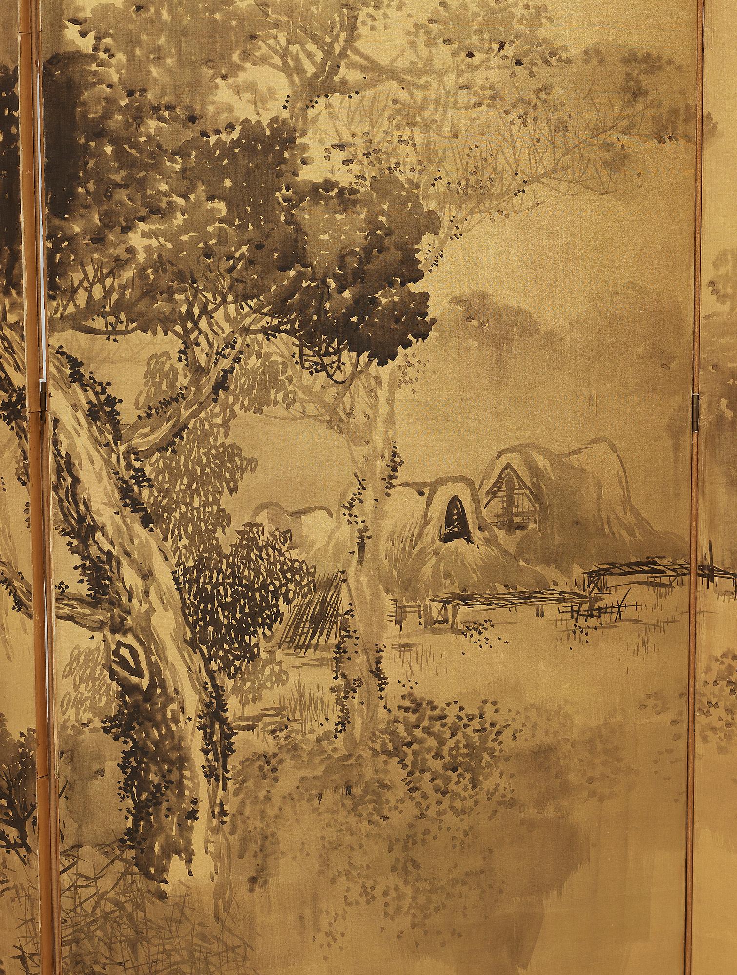 VIKSKÄRMAR, ett par, Japan, 1900-talets andra hälft.