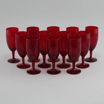CHAMPAGNEGLAS, 12 st, glas. Monica Bratt, Reijmyre, 1900-.