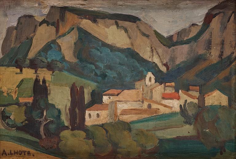 André Lhote, Landscape from Aude, France.