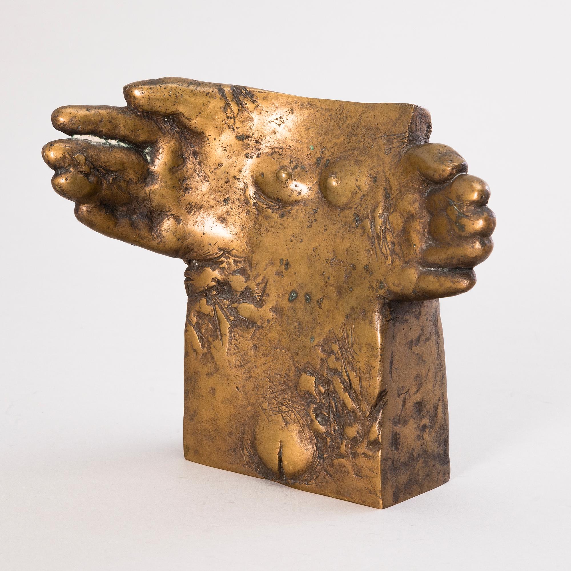 TIIU KIRSIPUU,  bronze, signed and dated -89.