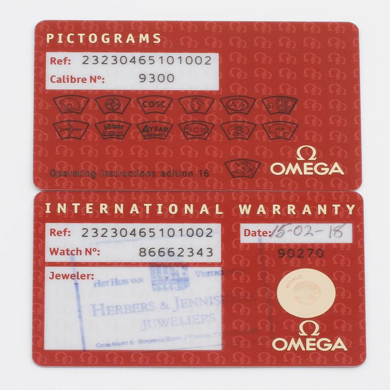 OMEGA, Seamaster Professional Co-Axial Chronometer, (600m/2000ft), armbandsur, 45,5 mm,