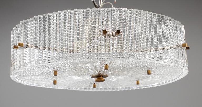TAKLAMPA, Carl Fagerlund, Orrefors. 1900-talets andra hälft. H 20.