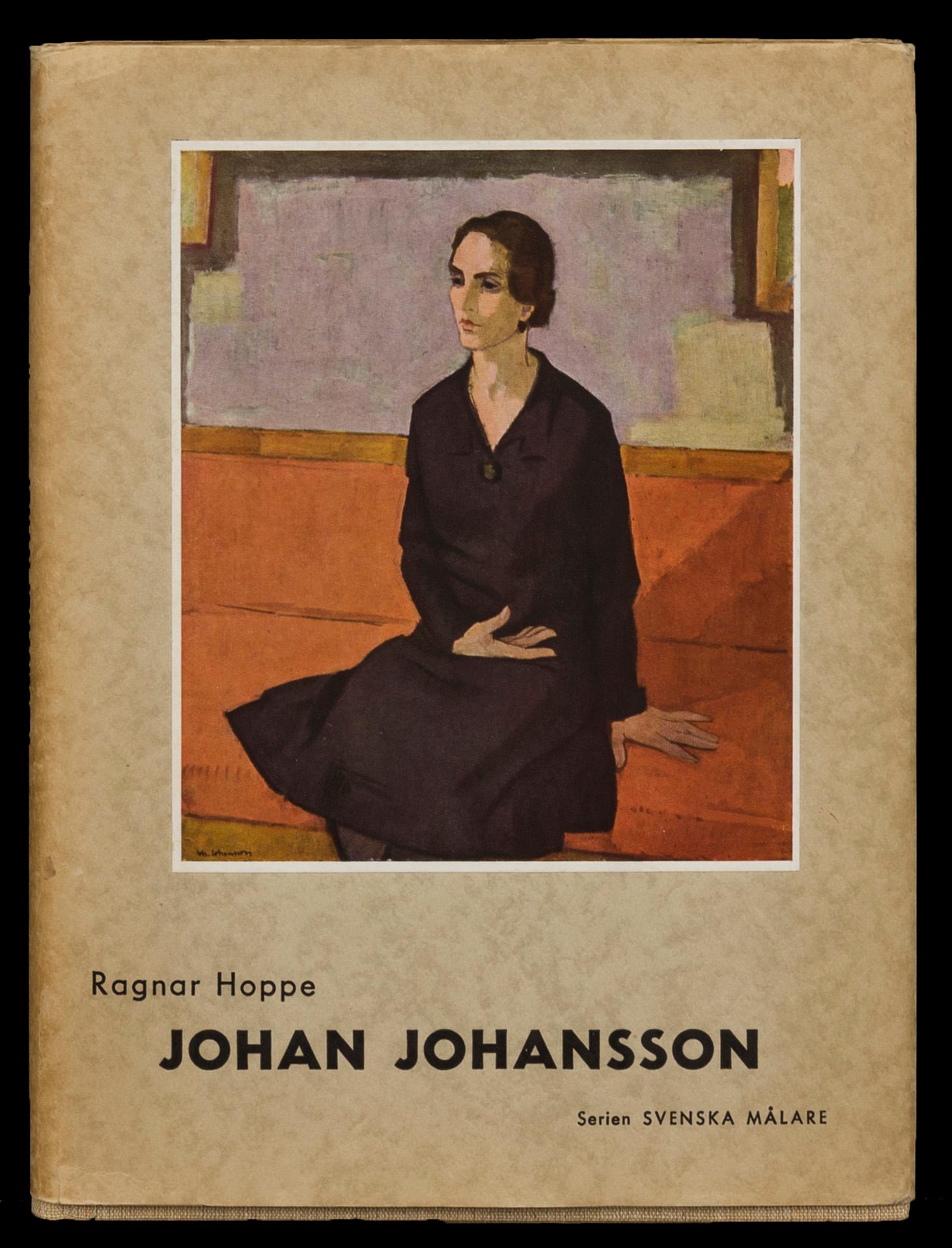 JOHAN JOHANSSON, oil on canvas, and a book.