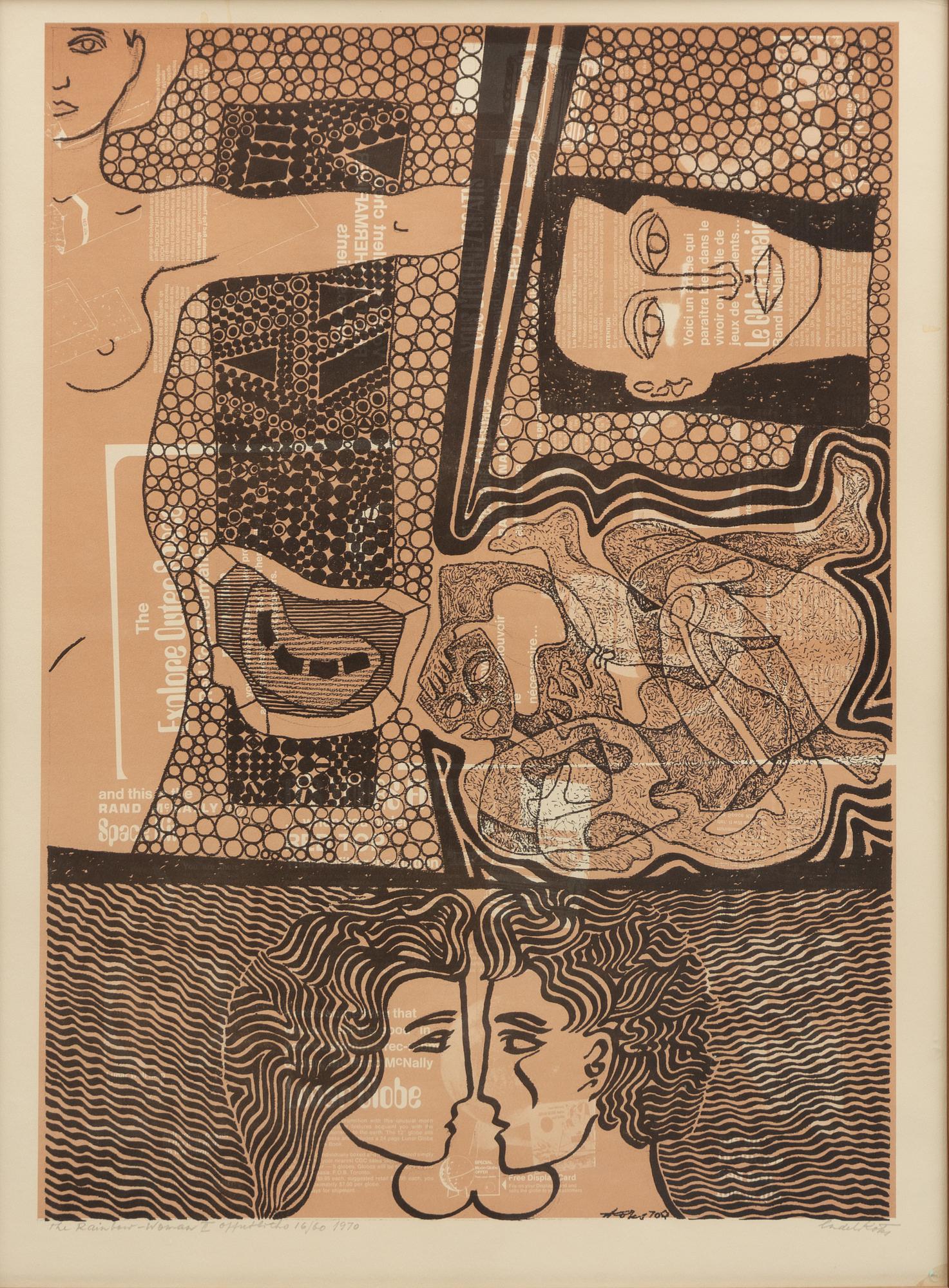Endel Kõks, Triptych "Rainbow Woman I-III".