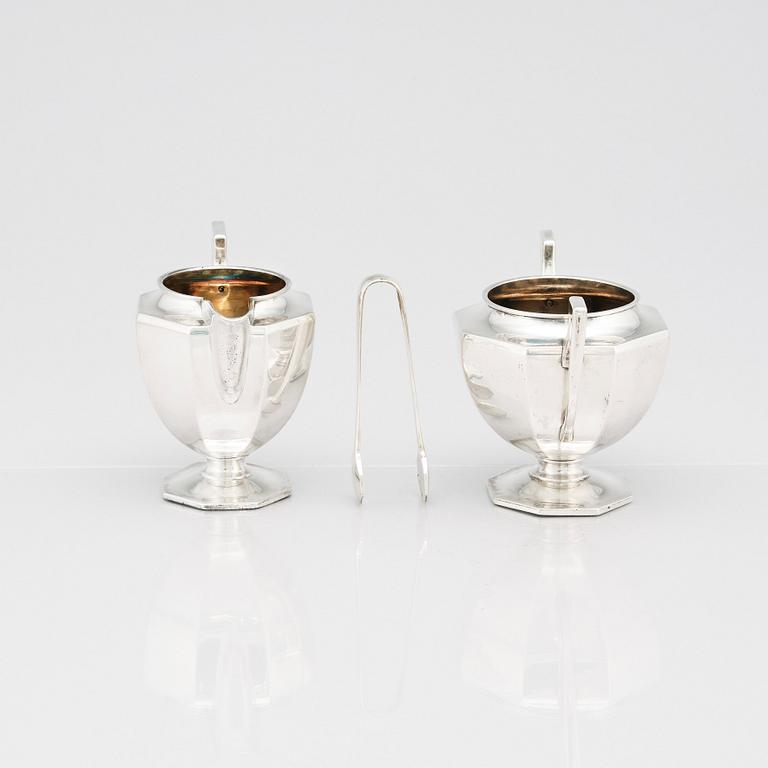 Schatull med silverservis, Japan, Miyamoto Shoko, Tokyo, tidigt 1900-tal.