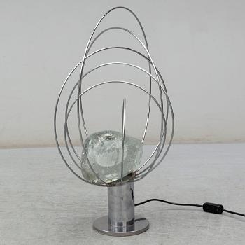 ANGELO BROTTO, a sculptural 'Barnaba' table light, 1960's.