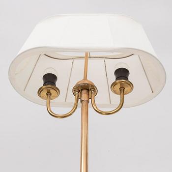 Bertil Brisborg, a model '32123' floor lamp, Nordiska Kompaniet, 1940's.