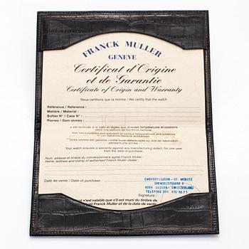 Franck Muller, Long Island, Perpetual Calendar, 44 x 32 mm, 18K white gold, automatic.