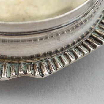 A swedish silver box, 1812.