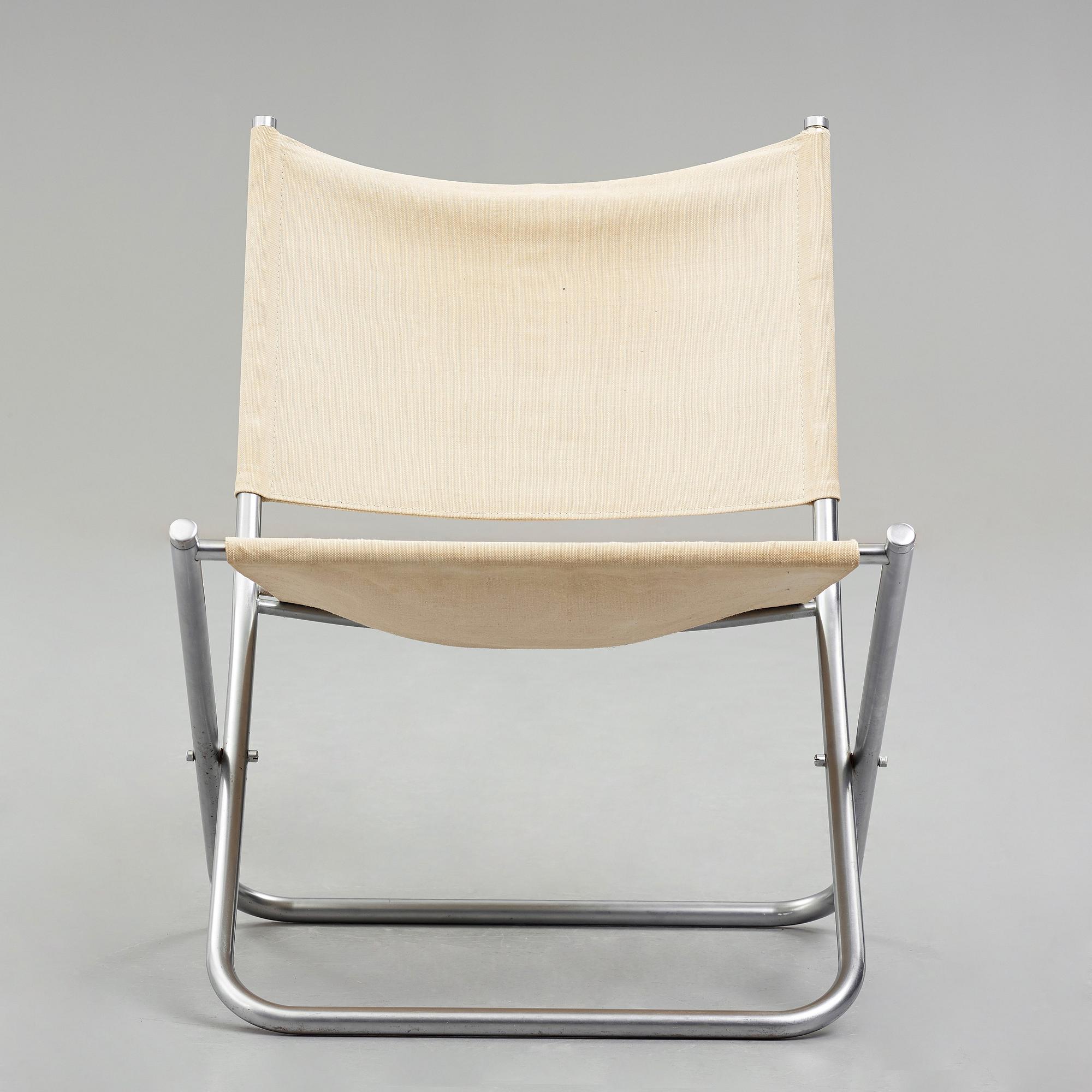 HANS J WEGNER, a folding chair, prototype for Johannes Hansen, Denmark 1960's.