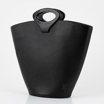 Louis Vuitton, a black epi "Noctambule" tote bag.