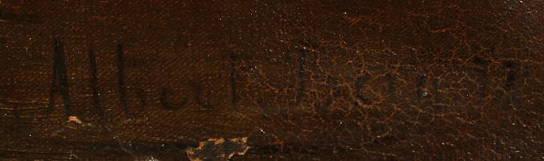 ALBERT BERG, olja på duk, sign och dat 72.