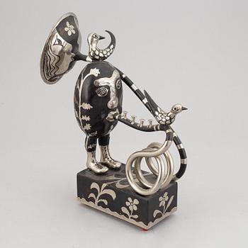Walter Bengtsson, skulptur, metall, signerad WB, numrerad 10/10 och daterad 73.