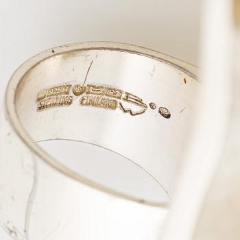 Björn Weckström, ring "Object from Vorga", sterling silver, Finland 1970. For Lapponia.