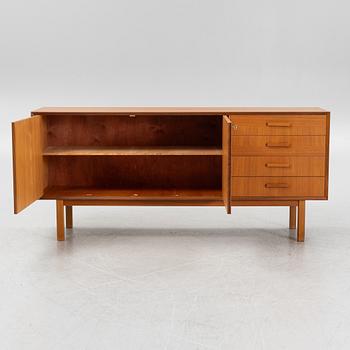A teak veneered sideboard, 1960s.