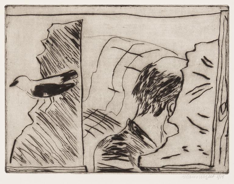 Hans Wigert, Man och fågel.