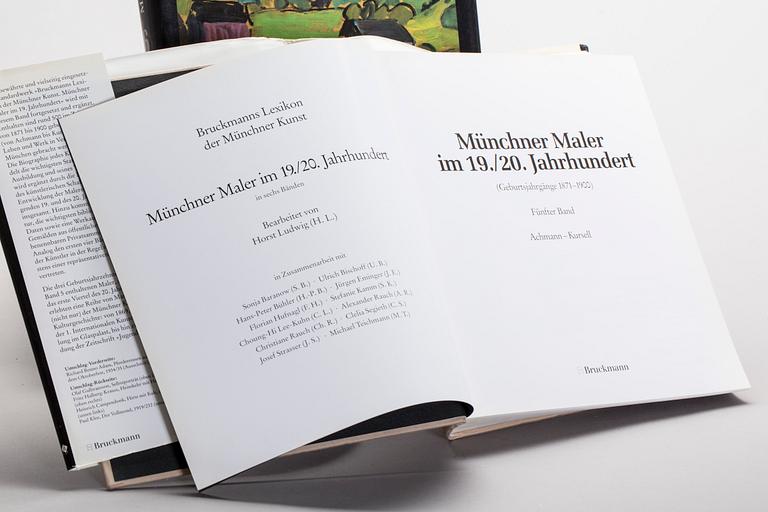BOK. Münchner Maler im 19./20. Jahrhundert, 6 bd.