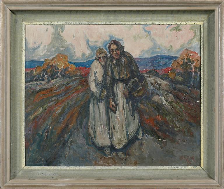 EMIL ZOIR, olja på duk, signerad och daterad 1921.