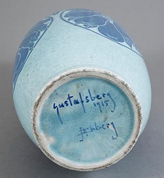 VAS, "sgrafitto", Josef Ekberg, Gustavsberg, 1915.