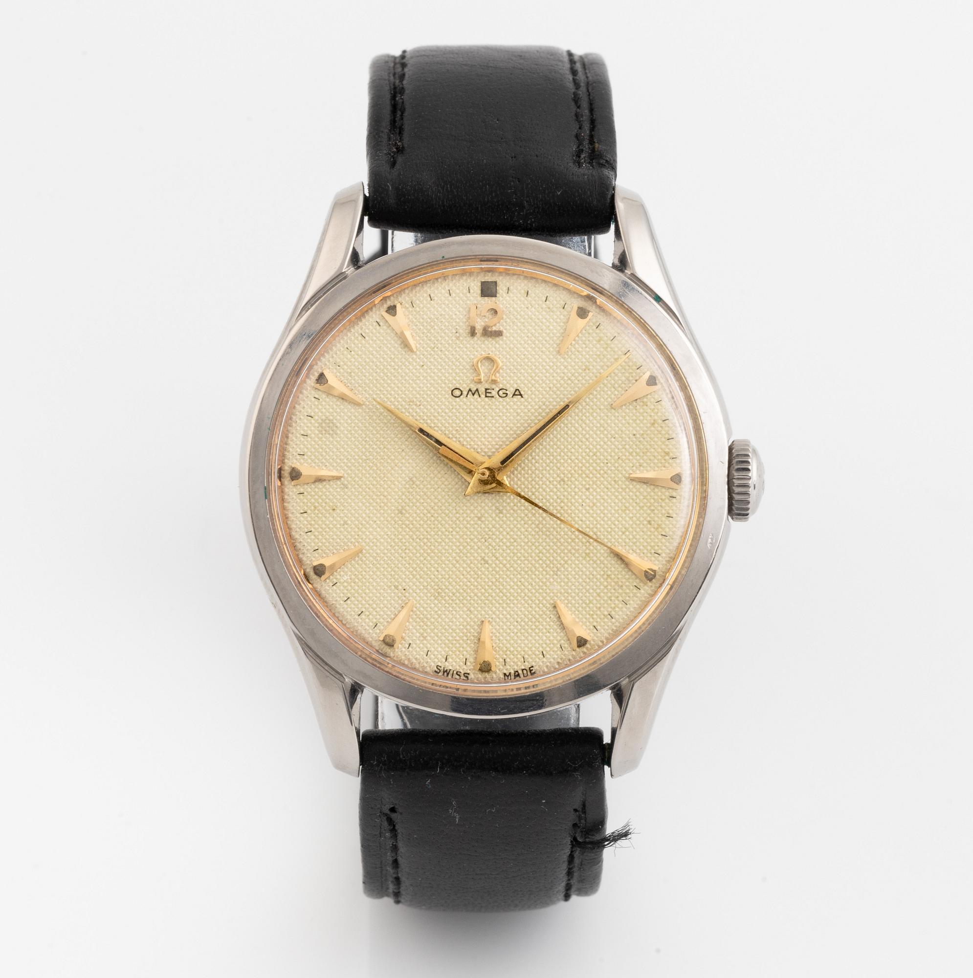 Omega, "Waffle Dial", wristwatch, 36 mm.