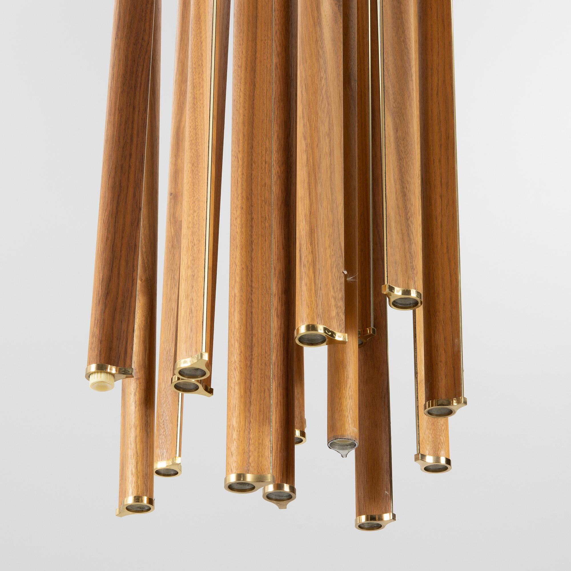 Giorgetti R&D, a 'Leaf' ceiling lamp, 2010s.