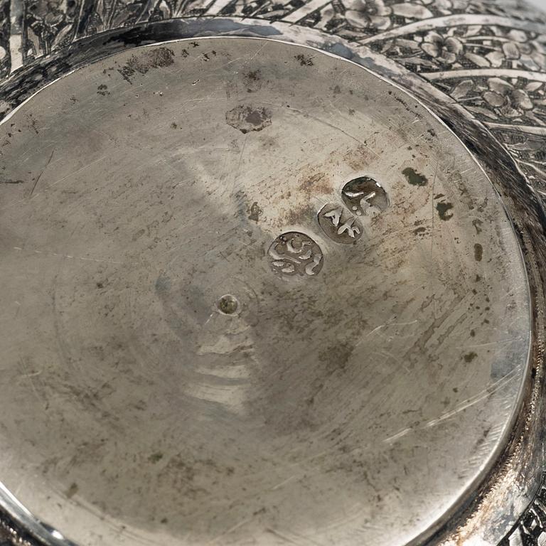 Vas, silver, Persien (Iran), sen Qajardynasti / tidigt 1900-tal.