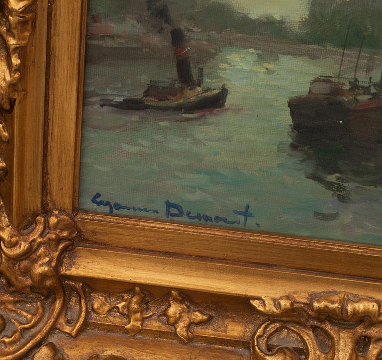 SUZANNE DEMAREST, olja på duk, signerad.