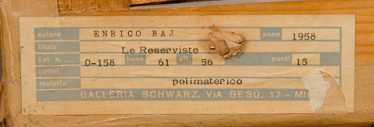 Enrico Baj, "Le Réserviste".