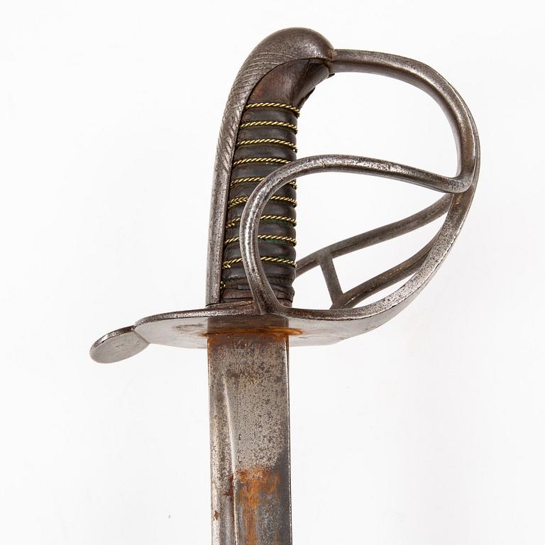 A Danish cavalry sword 1839 pattern.