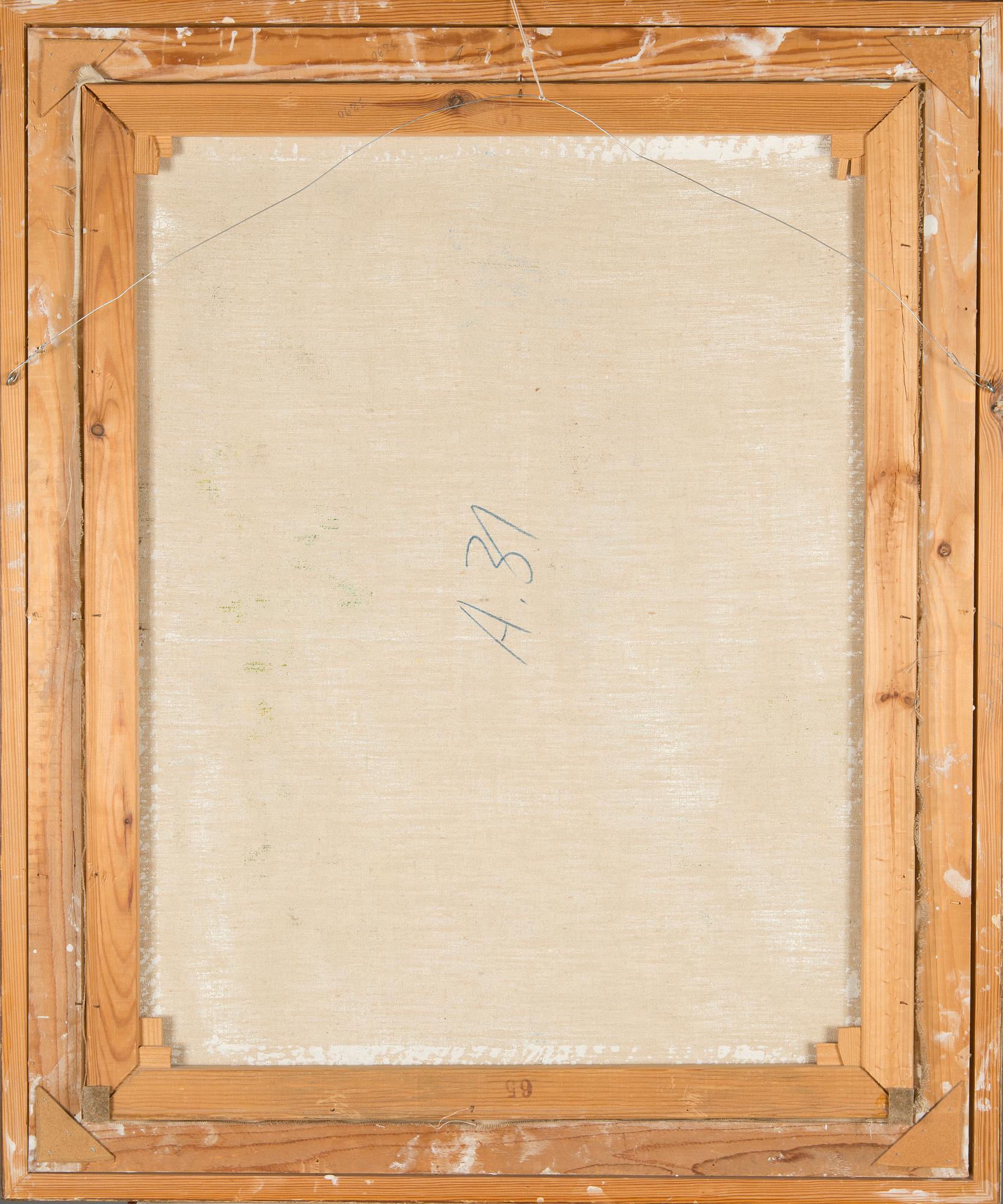 Yngve Bäck, olja på duk, signerad och otydligt daterad.