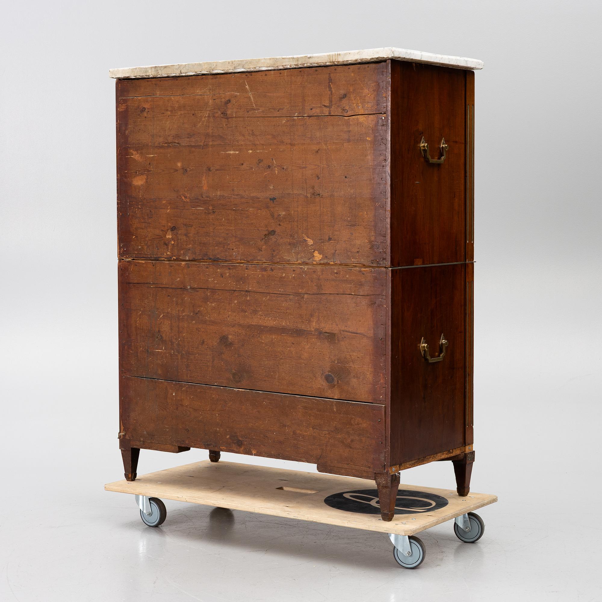 Writing desk, made in Stockholm, circa 1800, Late Gustavian.