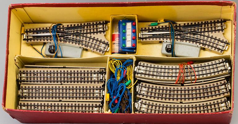 A railway set, Märklin HO, Germany.