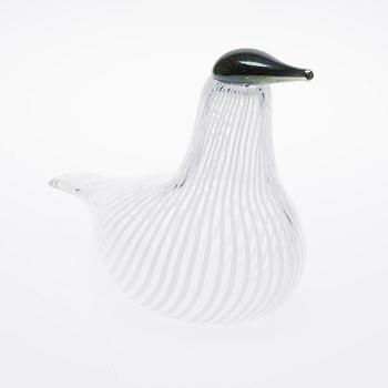 OIVA TOIKKA, FÅGEL, Suomen Sotka. Signerad  O.Toikka, Nuutajärvi 1992, 80/1992.