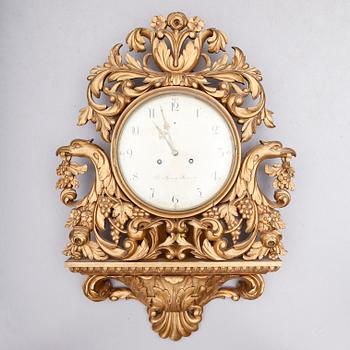 VÄGGPENDYL, empire, Johan Nyberg, Stockholm, verksam 1787-1801.