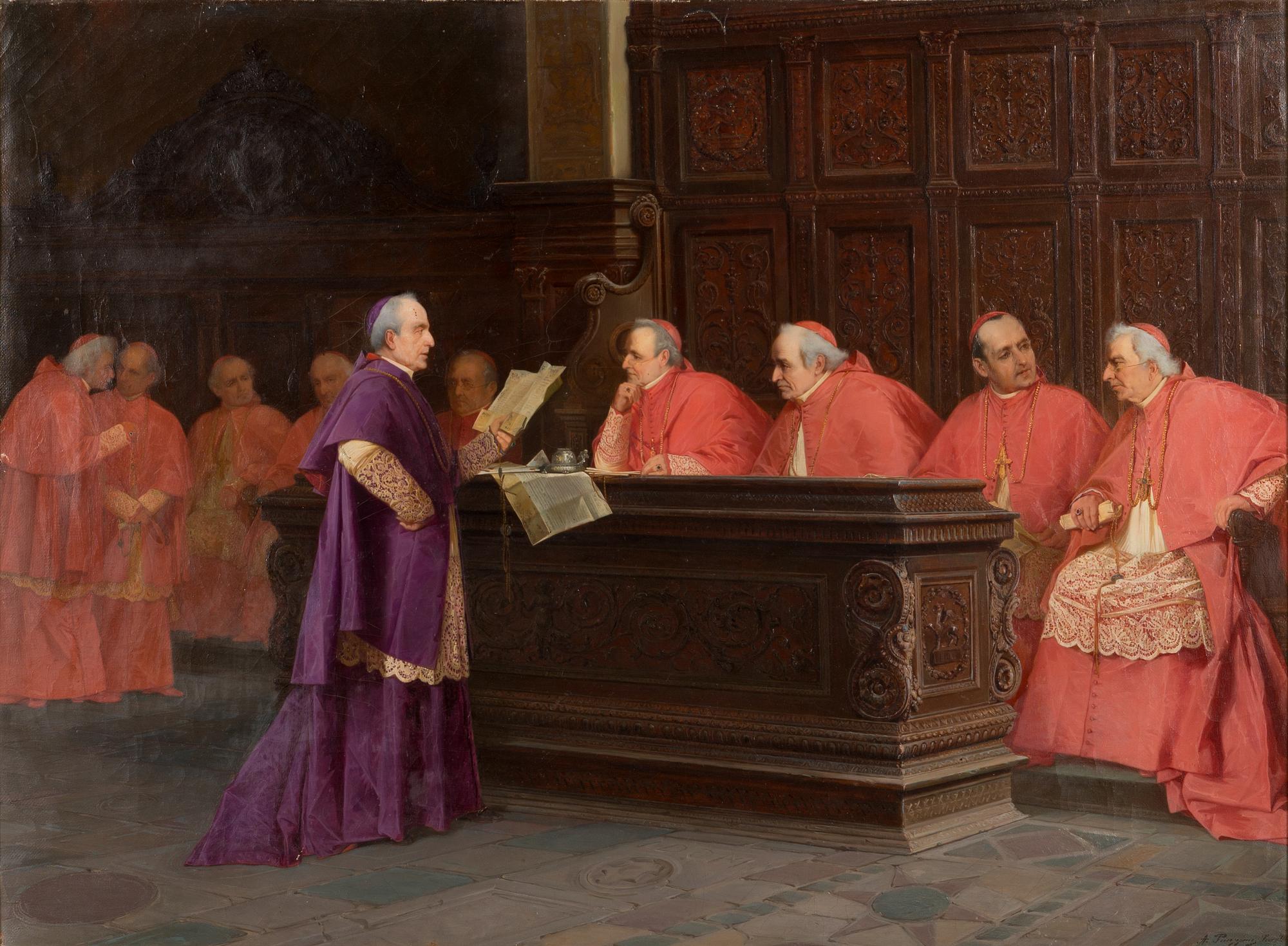 Alexander Antonovich Rizzoni, Kardinalernas sammankomst.
