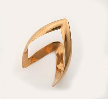ARMRING OCH RING, 18k guld . Totalvikt 18g.