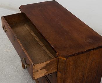 A 19th century chest of drawers.