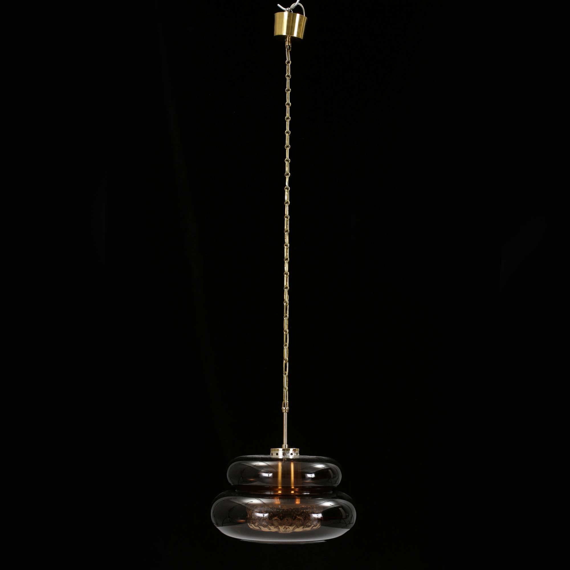 TAKLAMPA, "Bubblan", Carl Fagerlund, Orrefors, 1900-talets andra hälft.