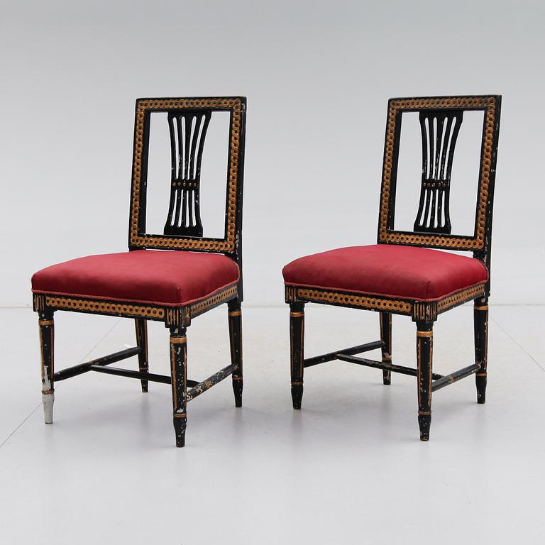 STOLAR, 1 par, gustavianska, 1700-/1800-tal.