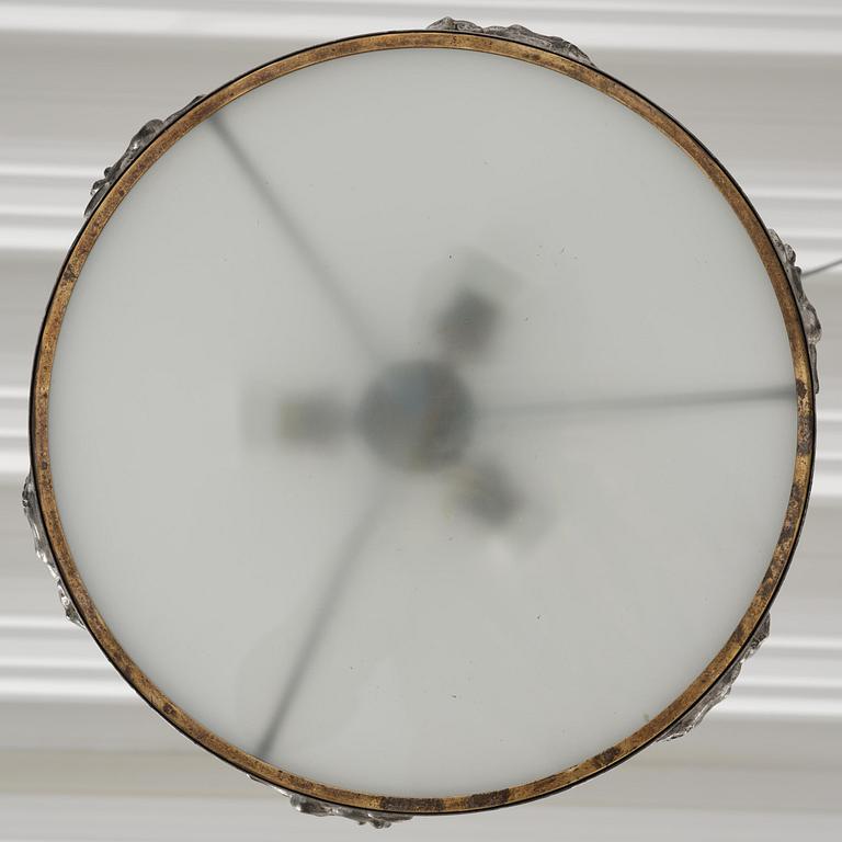 Anna Petrus, a ceiling lamp model G 454 (Båstadkronan), Firma Svenskt Tenn, Stockholm, 1927-28.